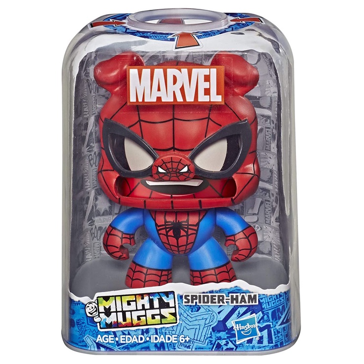 Hasbro Mighty Muggs Marvel Spider-Ham turntable face not Pig | Shopee ...