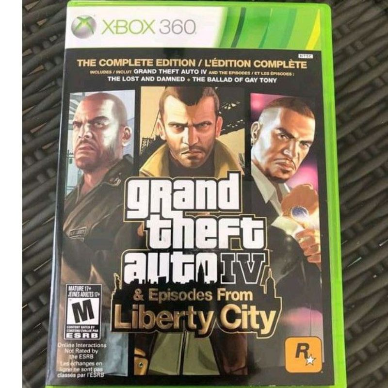 Grand Theft Auto IV/Gta 4 Xbox 360 1discs only (Original) | Shopee
