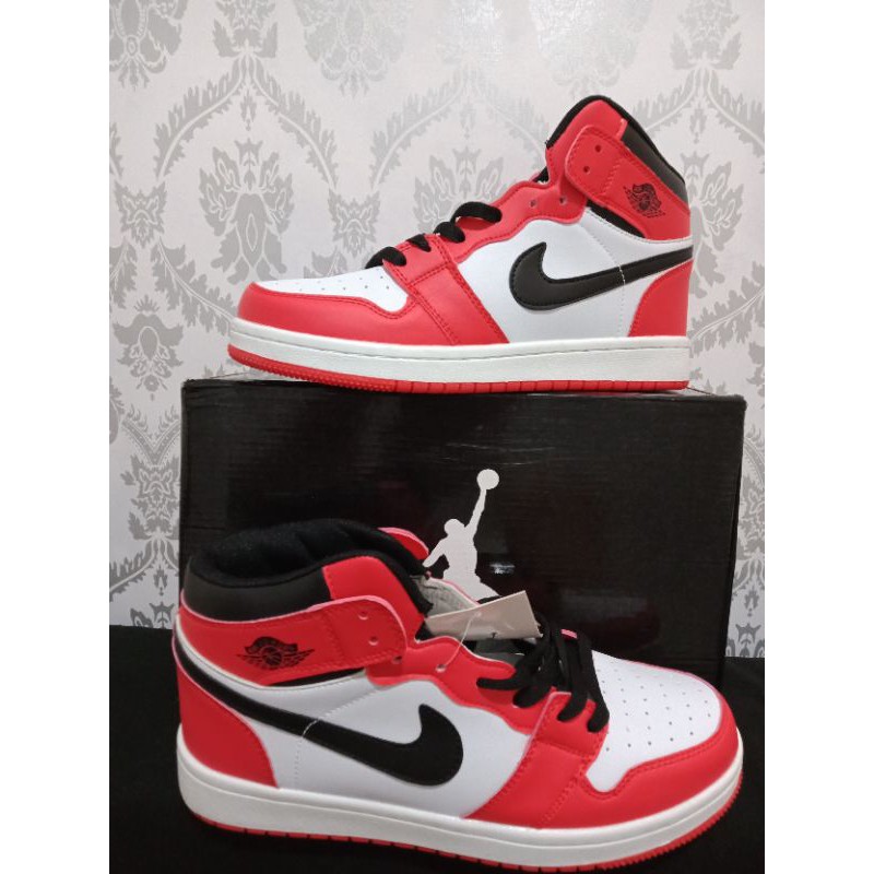 Nike high cut red best sale