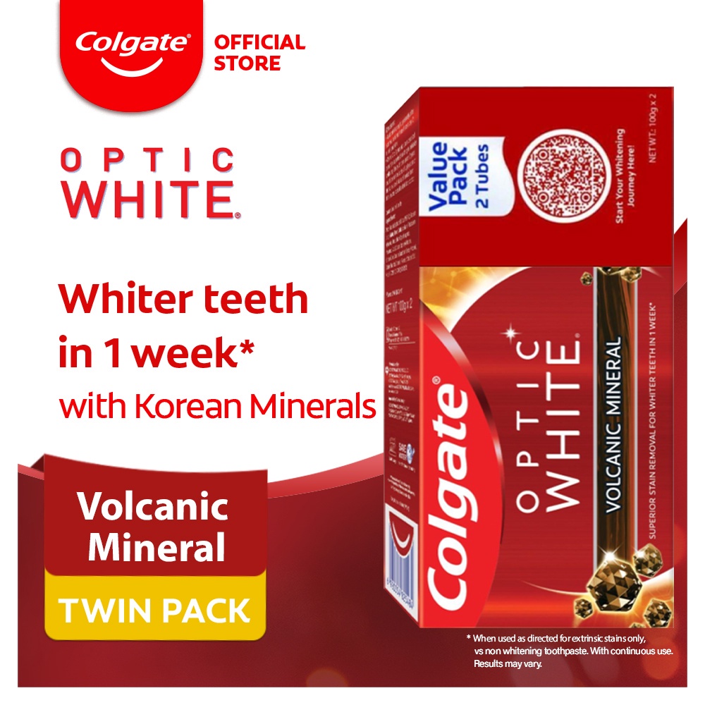 complete brace set for teeth ※Colgate Optic White Whitening Toothpaste
