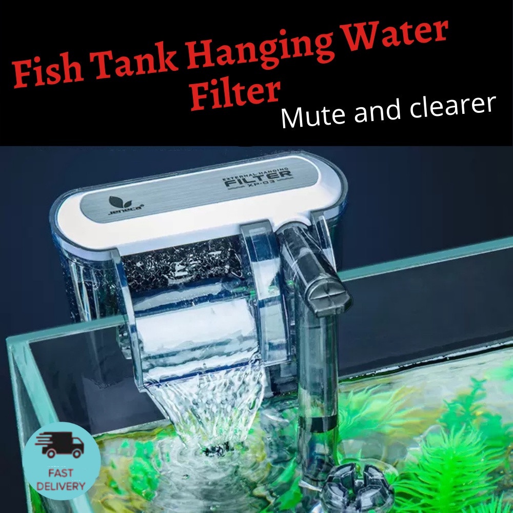 Aquarium Filter with Oil Skimmer External Water Pumps Hanging Filter ...