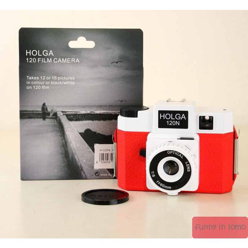 Holga 120N Retro Fool Film Camera Black color version plastic resin lens  120 to 135 film
