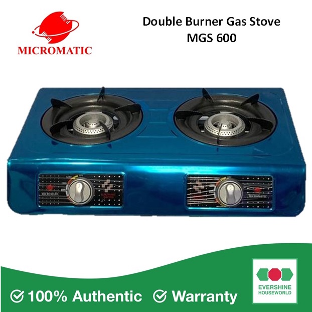 MICROMATIC 2 BURNER STAINLESS STEEL TOP GAS STOVE MGS600 AH Shopee