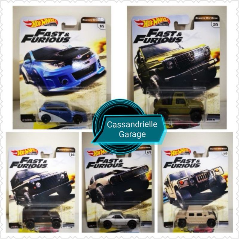 FURIOUS OFF ROAD SET] 2019 Hot Wheels Fast and Furious Premium