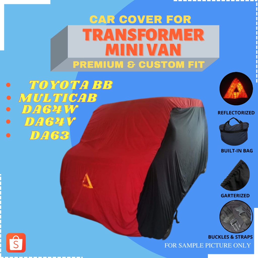 CAR COVER WATER REPELLENT FOR TRANSFORMER MINIVAN, DA63, DA64V, WAGON