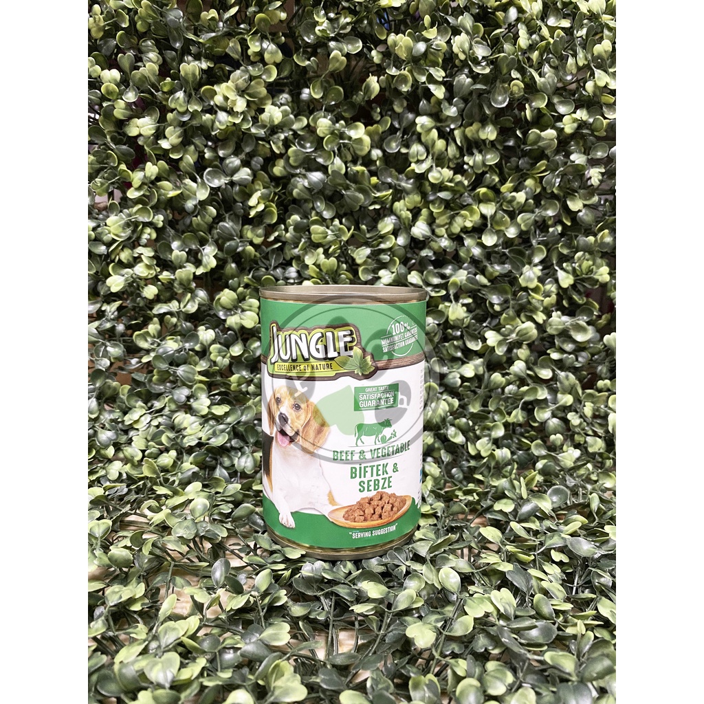 Jungle Dog Can Food Beef & Vegetable 415g Shopee Philippines