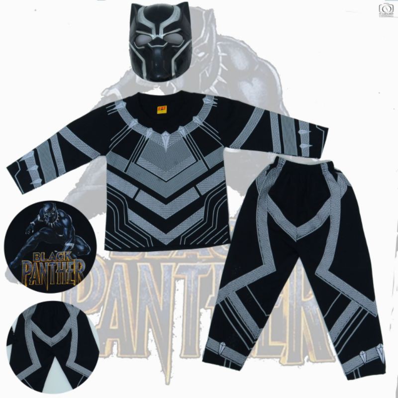Free BLACK PANTHER Costume Name BLACK PANTHER Children's Suit — free download