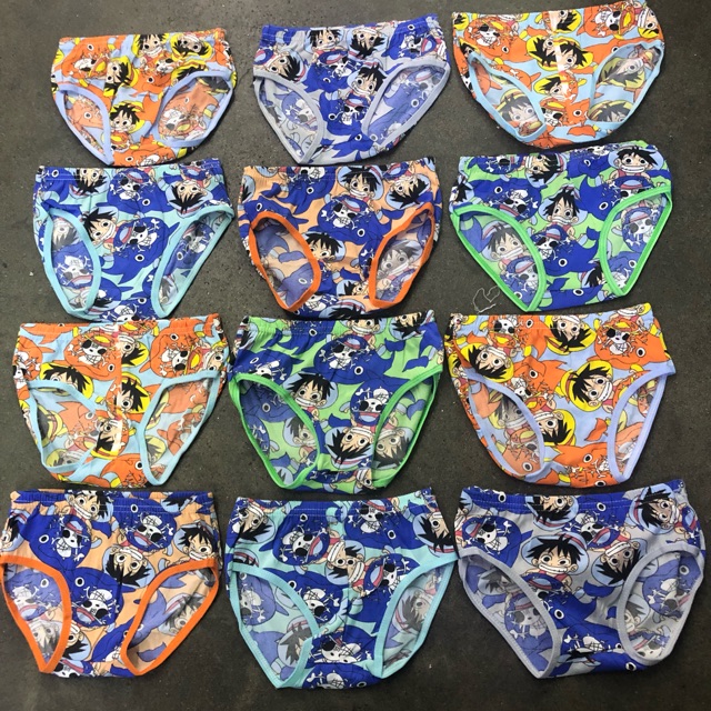 3pcs Disney Stitch Men Briefs Underwear Pure Cotton Boy Anime