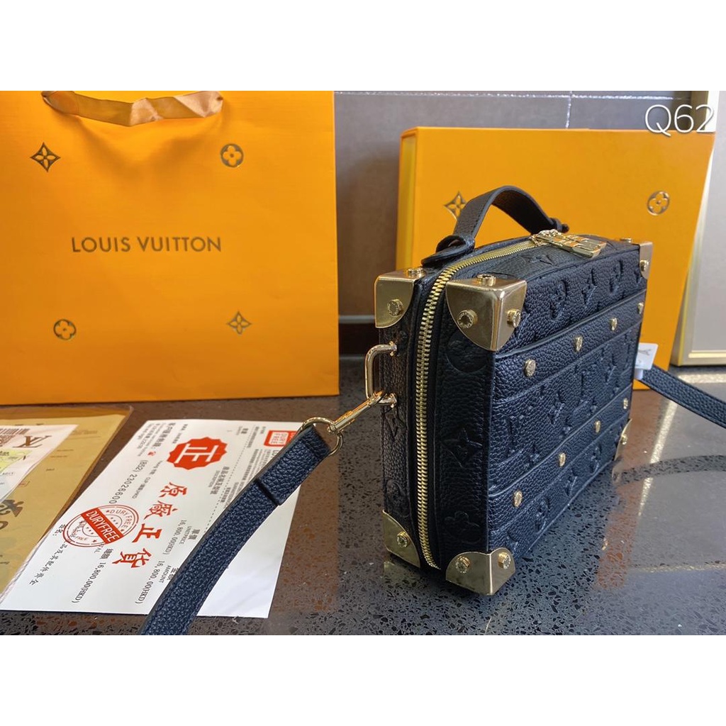 Overseas purchasing bags Lv Box Package Lvxnba Handle Trunk Postal Bag  Handle Trunk Handbag Aggregat