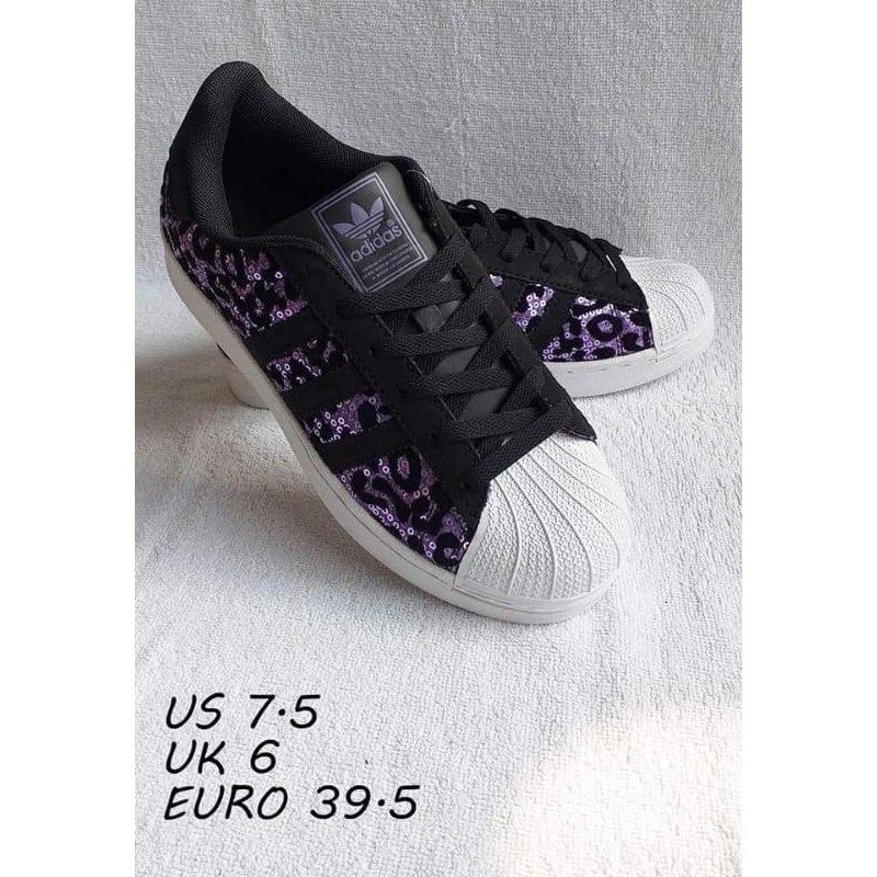 Adidas Superstar II Purple Black with sequence mall pull out