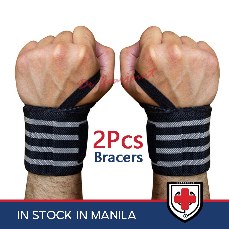 2Pcs Weight Lifting Wrist Wraps/Wrist Support Braces for Gym Wrist