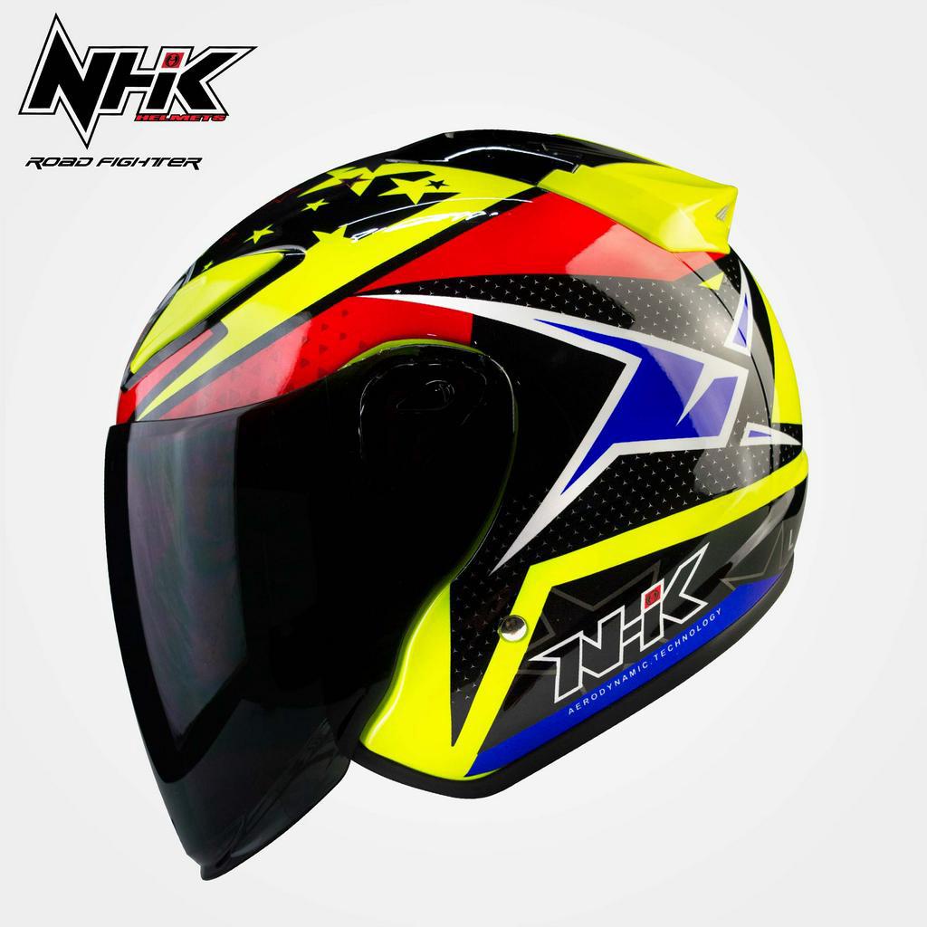 NHK Helmets R6 Starlite Open Face Single Visor | NHK Helmets Official ...