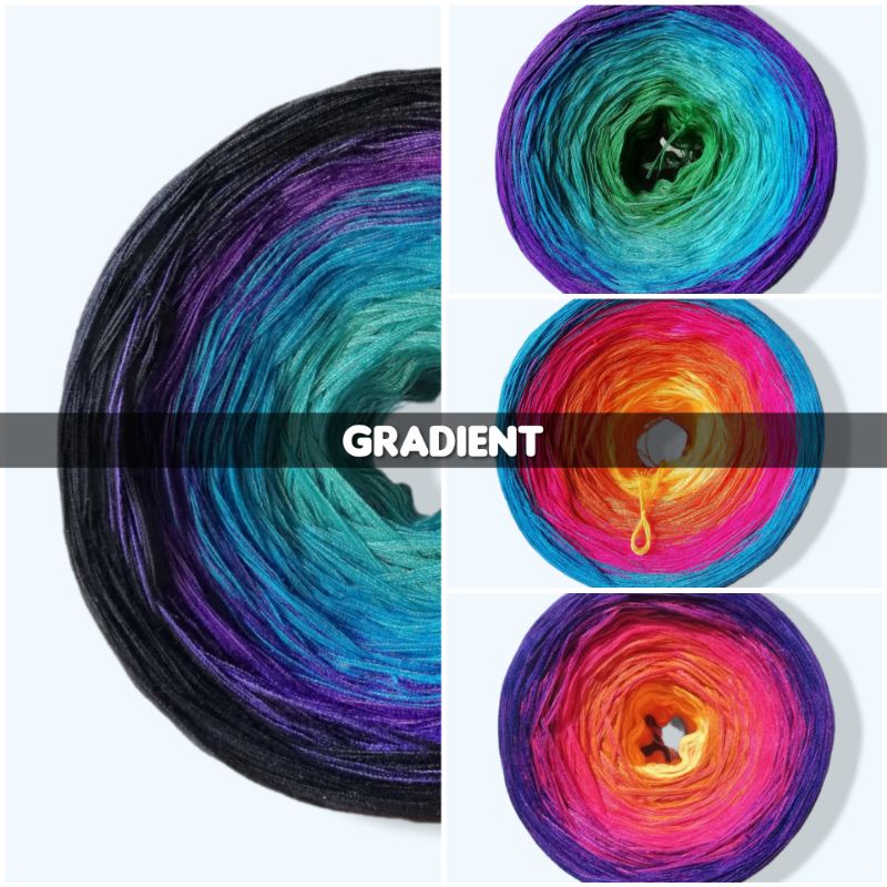 SOFT POLYESTER TWO TONE AND GRADIENTS 6PLY (TKT50) | Shopee Philippines