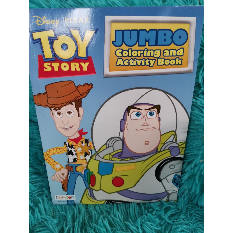 Disney Toy Story Jumbo Coloring & Activity Book | Shopee Philippines