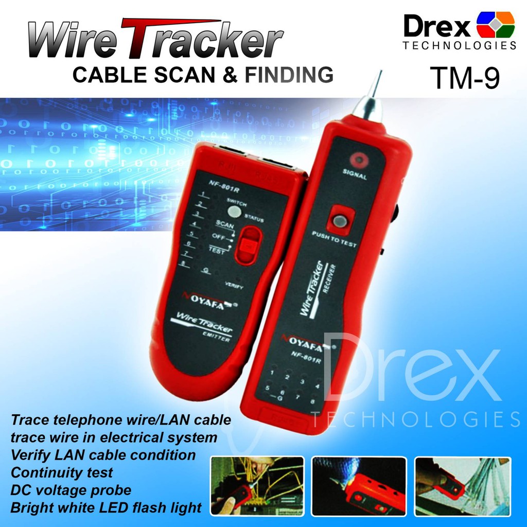 Intelligent Tm 9 Wire Tracker Cable Scan & Finding | Shopee Philippines