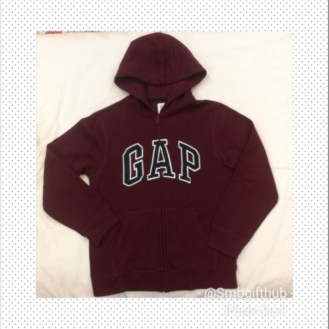 Pre-loved Original Gap Hoodie Jacket Maroon