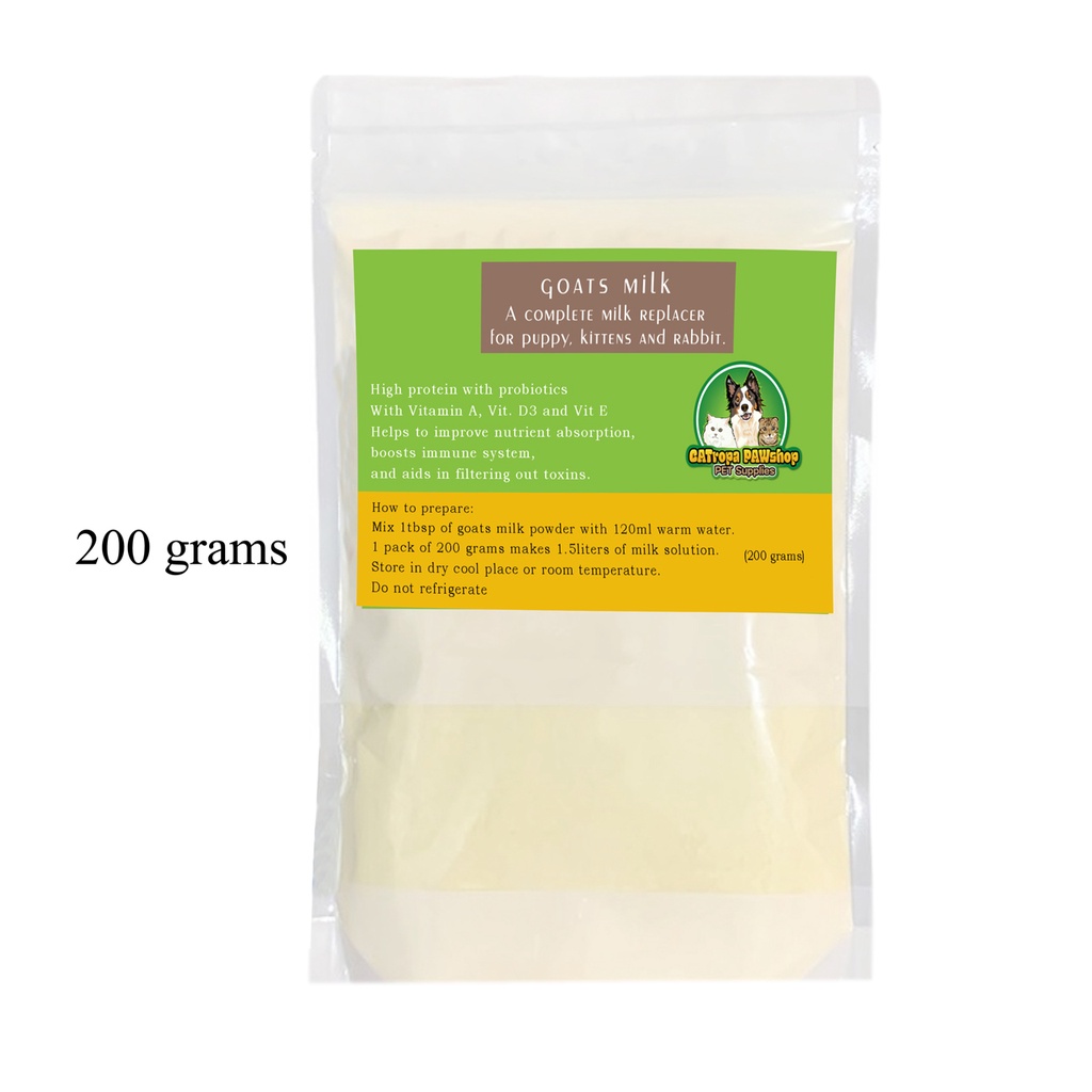 Goats Milk a complete Milk Replacer for Puppy , Kitten & Rabbit