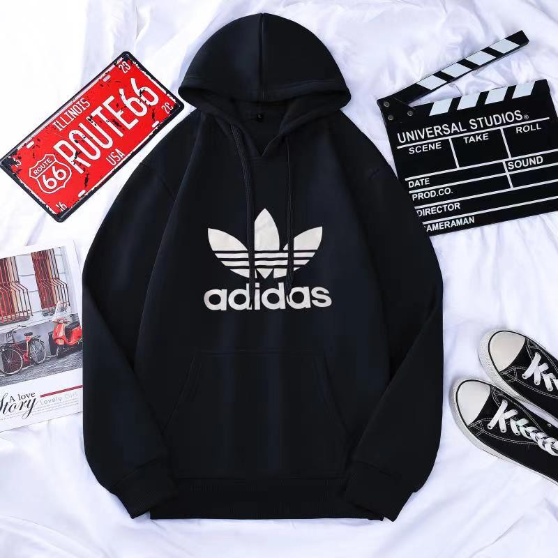 Adidas no zip hot sale hoodie