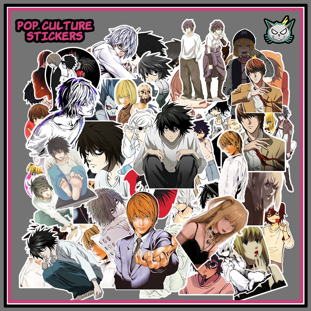Death Note - Sticker 45-50Pcs/Set Waterproof and Scratchproof | Shopee ...