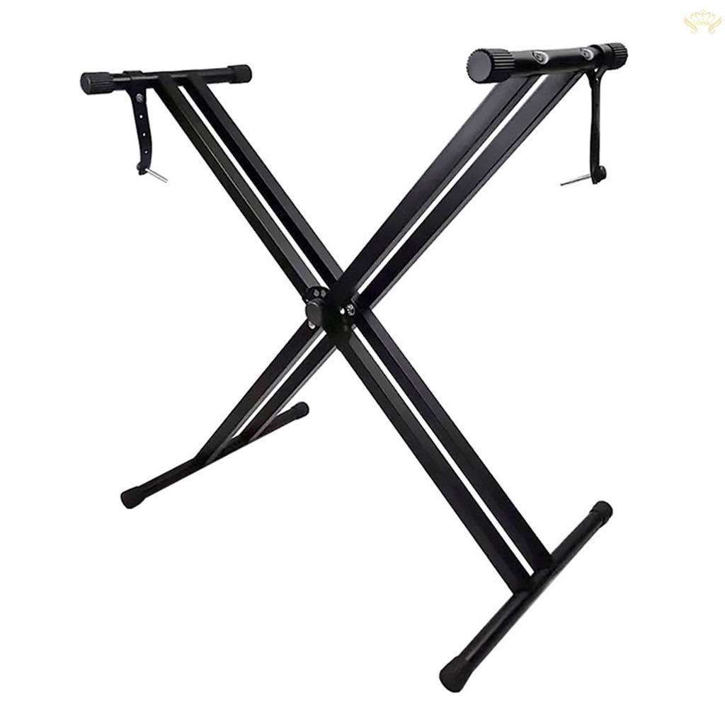 YU Universal Folding Piano Keyboard Stand Bracket Double XStyle Heavy