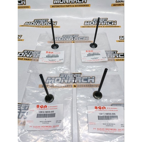 GENUINE SGP INTAKE 1291116E0000 /EXHAUST 1291216E00000 VALVE FOR