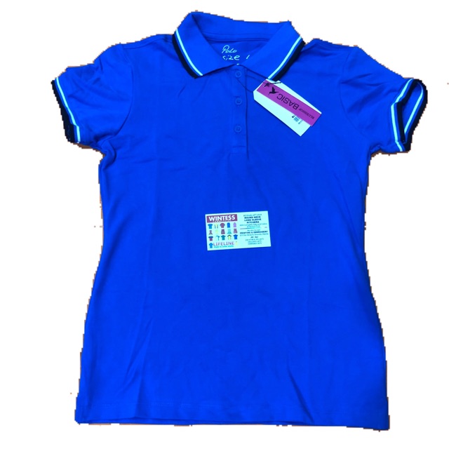 Blue shop shop polo shirt