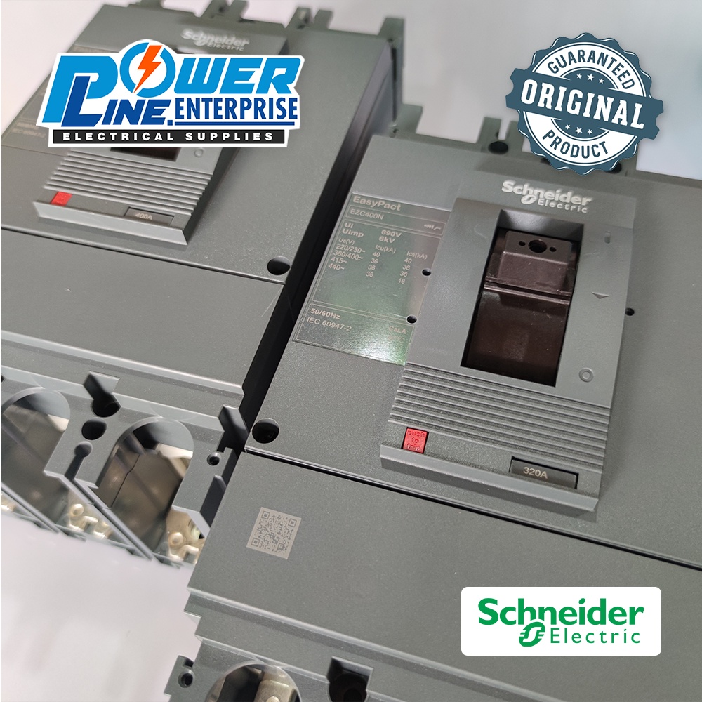 Circuit Breaker Schneider EZC N 320A, 350A, 400A | Shopee Philippines