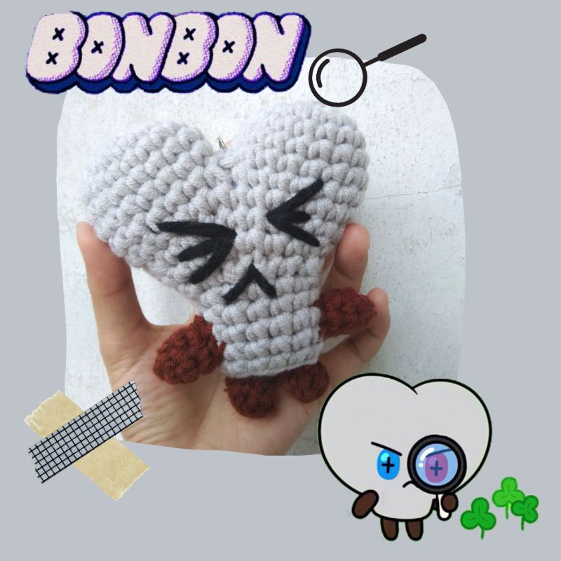 TRUZ CROCHET INSPIRED KEYCHAIN BONBON | Shopee Philippines