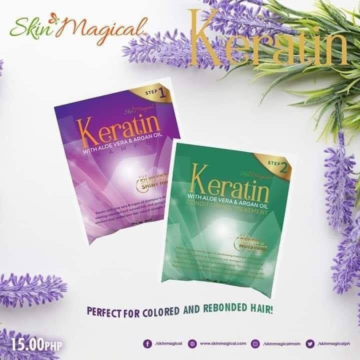 Skin Magical Keratin Shampoo & Conditioner (perfect for colored or