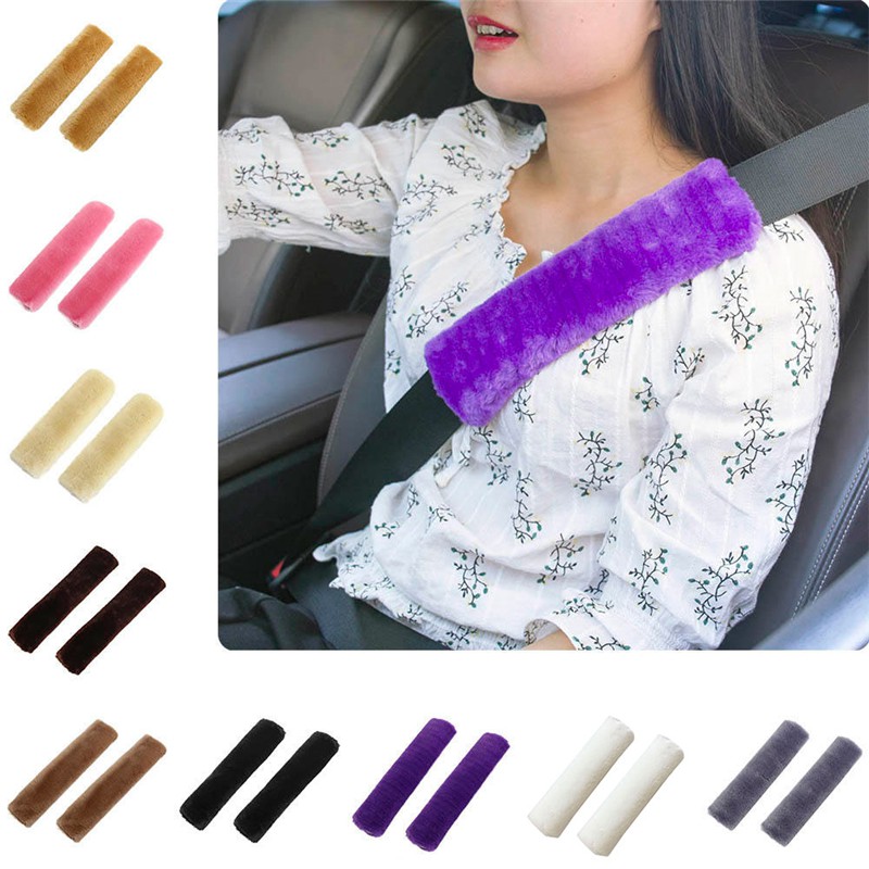 Car Seat Strap Covers 2Pcs Extra Long Seat Belt Covers For Adults