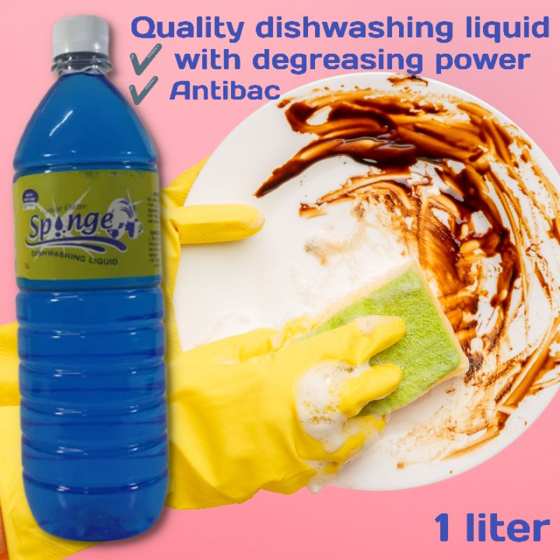 SPONGE DISHWASHING LIQUID 1 LITER Shopee Philippines