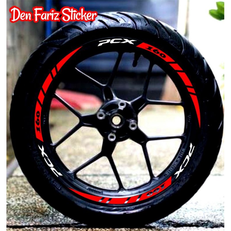 HONDA PCX stickers PCX Decal Rim stickers Motorcycle rim stickers PCX ...