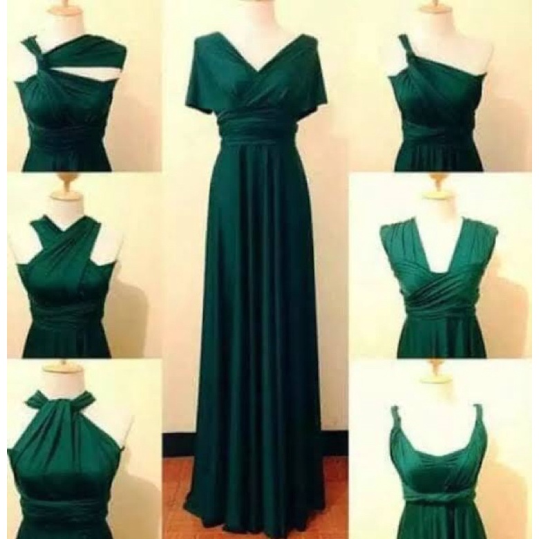 Green infinity dress online