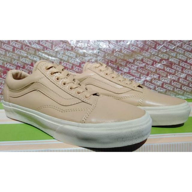 Beige leather sales vans