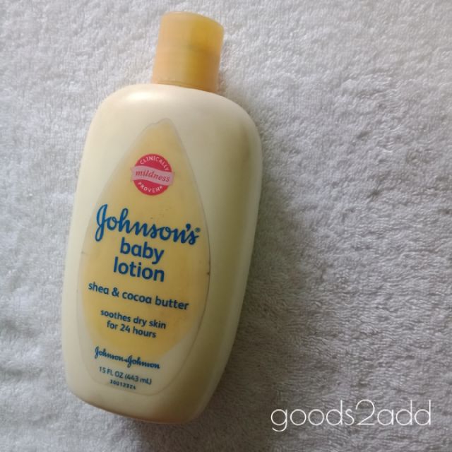 Harga johnson's baby shea & cocoa hot sale butter lotion for sensitive skin