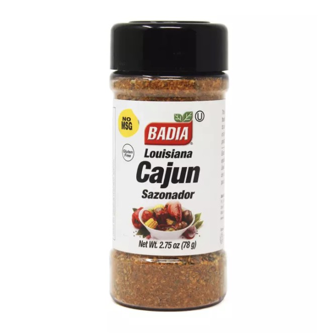 Badia Louisiana Cajun Sazonador 2.75oz / 78g (with Garlic, Onion ...