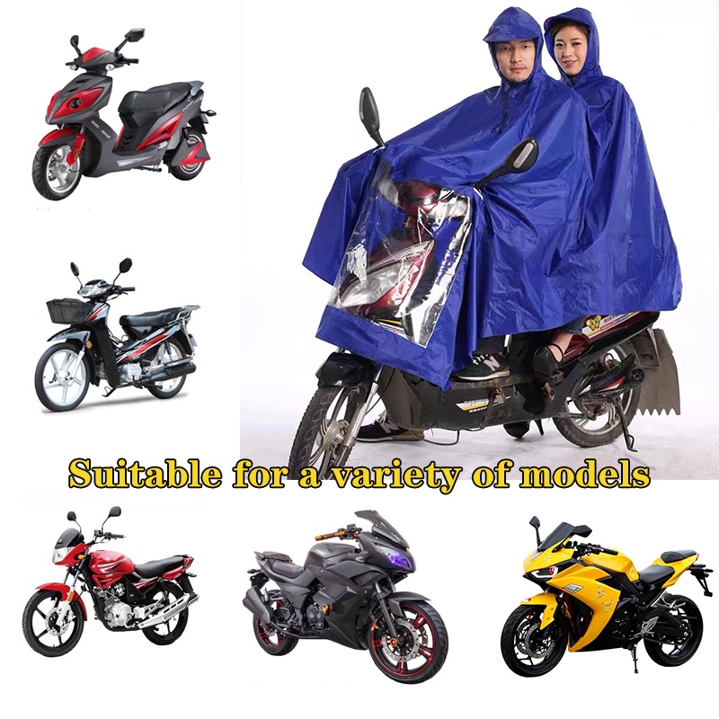 READY STOCK Motorcycle Raincoat 2 Person Thic Waterproof kapote Rain Coat for Motorcycle Women Men Shopee Philippines