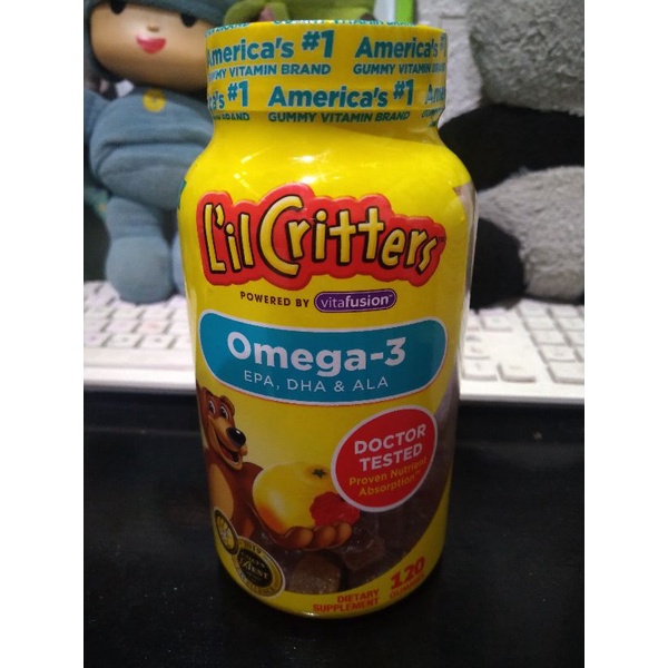 L'il Critters Omega3, EPA, DHA & ALA (trial pack) Shopee Philippines