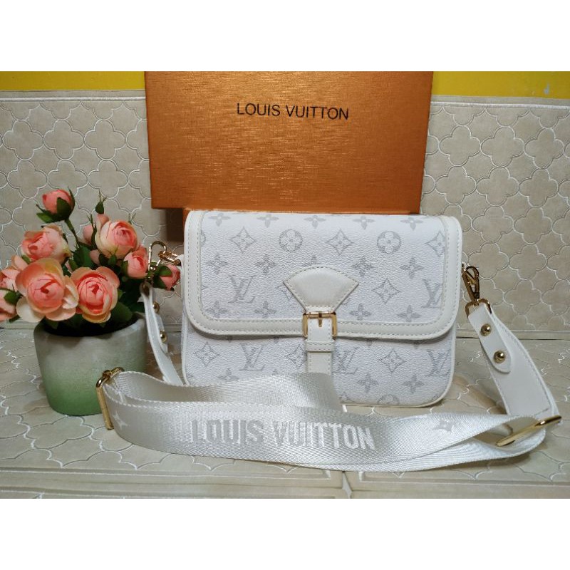 LOUIS VUITTON (LV) SLING BAG WHITE