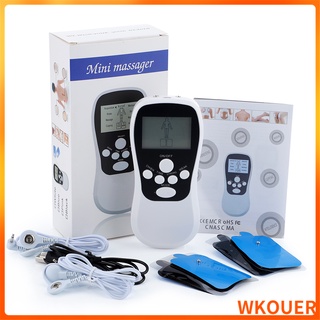 Newest Multifunctional Tens Machines Unit Electrical Massager Pulse Muscle  Stimulator Back Pain Relief Therapy Massageador Tens Unit Pads