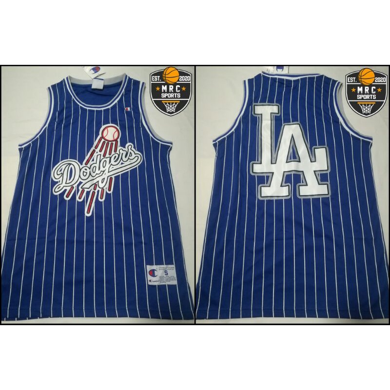 Los Angeles Dodgers Jersey Mens XL White Red Blue Filipino