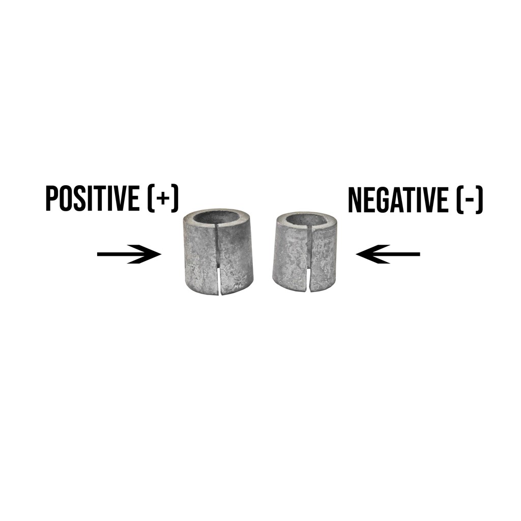 DHC B114-P/N Battery Terminal Post Adapter Shims (Positive / Negative ...