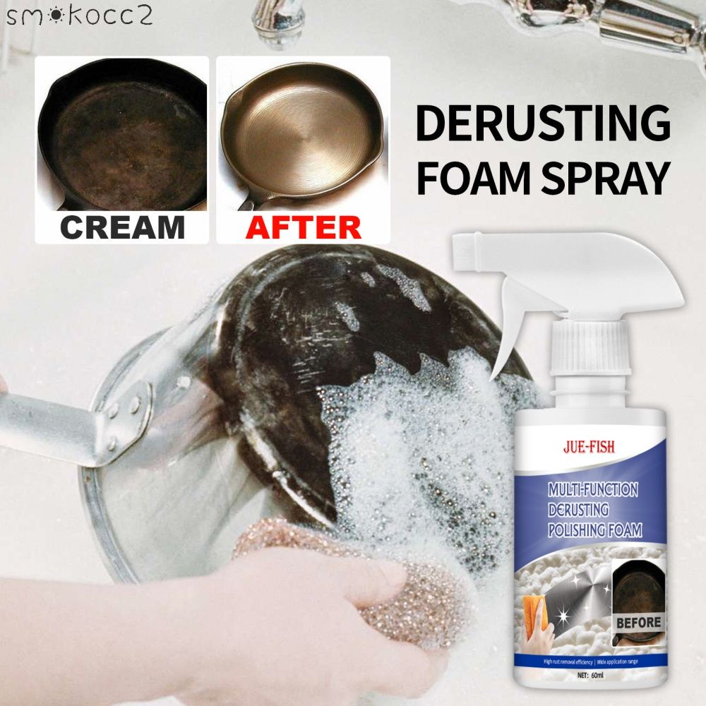 ☆COD☆ 60ml Foam Rust Remover Multifunctional Rust Stain Remover Easily