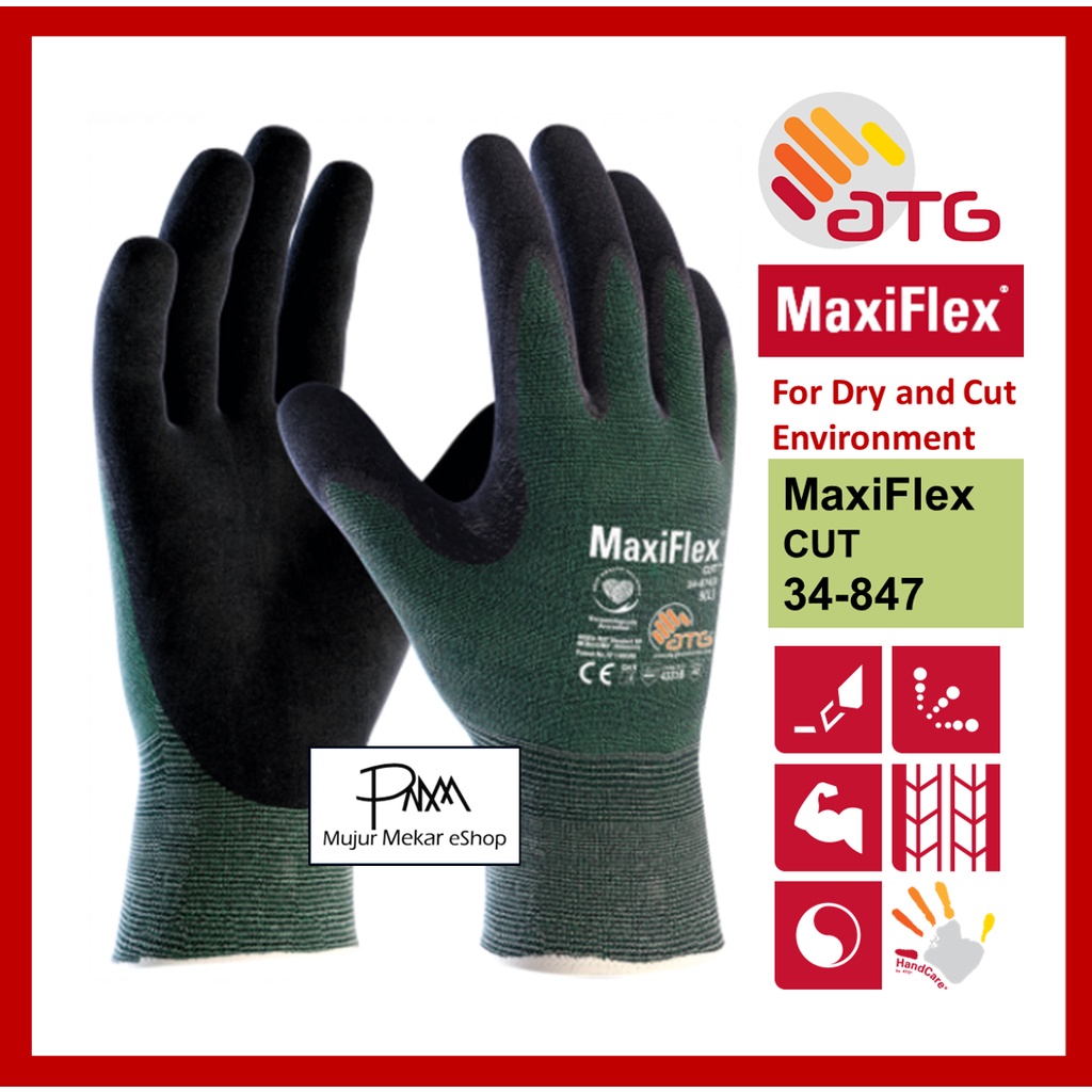 MaxiFlex Level 3 Cut Resistant Gloves 34-8743 