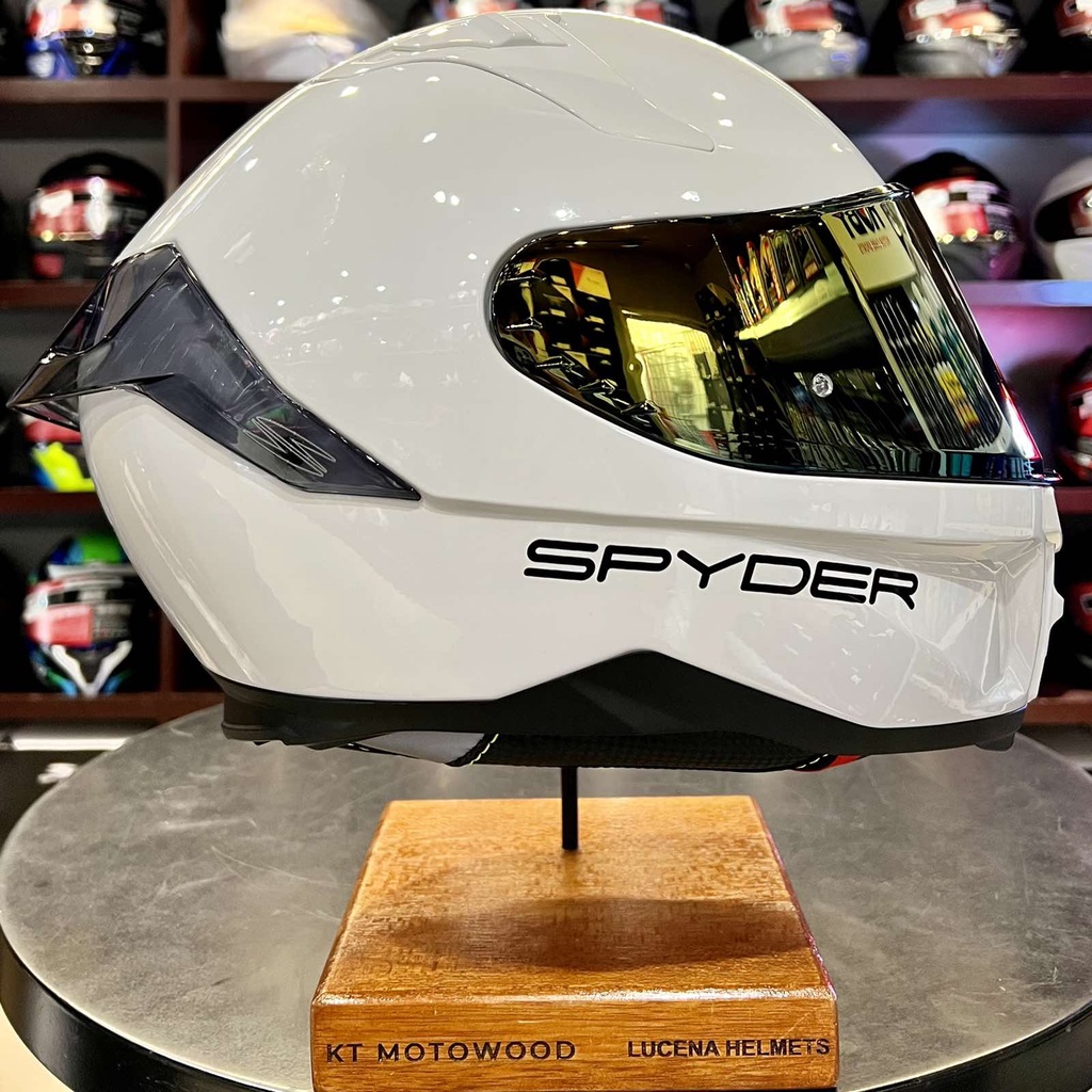 Spyder Fury Full Face Dual Visor Helmet | Shopee Philippines