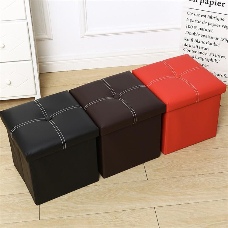 HYGGE Square Storage Stool Sit Sofa Folding Box Chair | Shopee Philippines