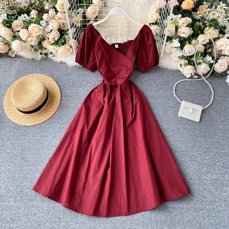 Shopee shop red dress