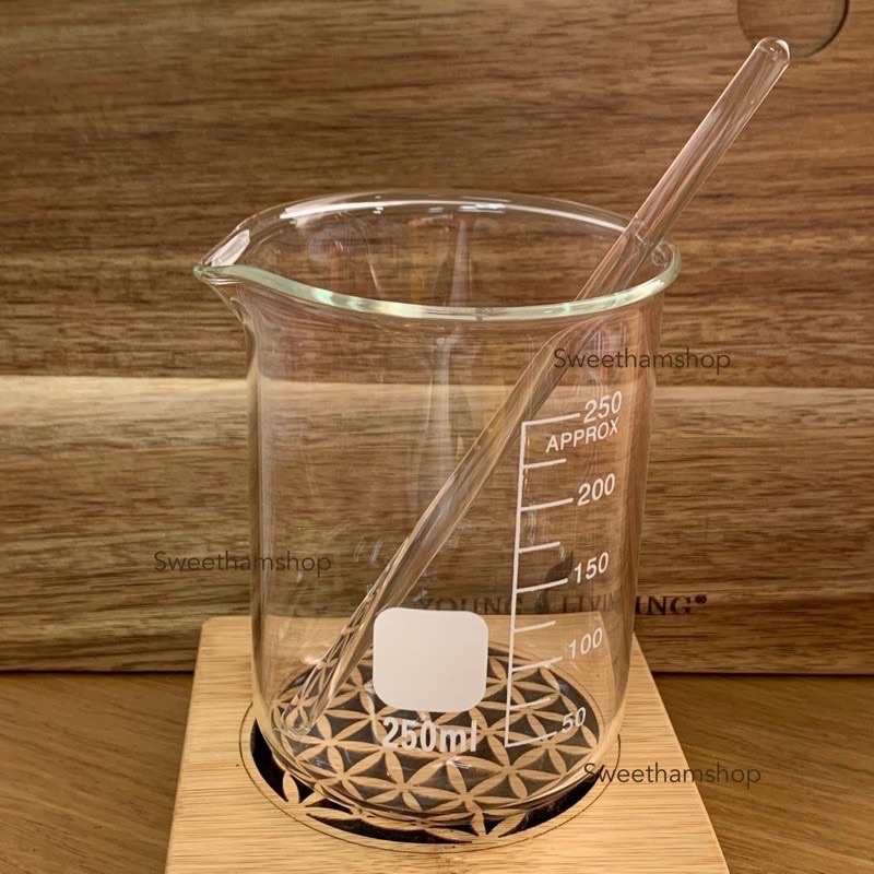 Borosilicate Glass Beaker Free Stirrer 15cm Glass Stirrer 10ml 25ml 50ml 100ml 150ml 250ml 300ml 5506