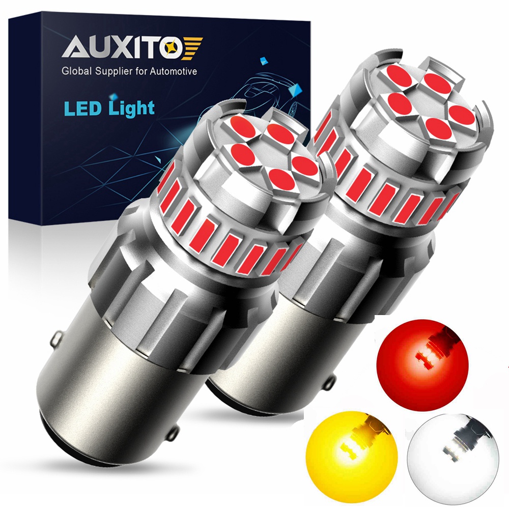 AUXITO 2Pcs 1200 Lumens Super Bright 1156 1157 3157 7443 W21W Led Brake ...