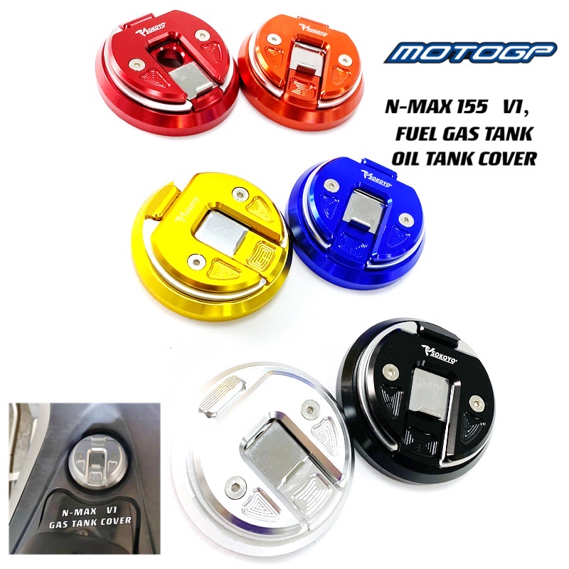 YESTAR PH 1 pair CNC Alloy Gas Tank Cap Oil Tank Cover Fuel Tank Cover